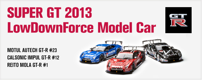 SUPER GT 2013 LowDownForce Model Car