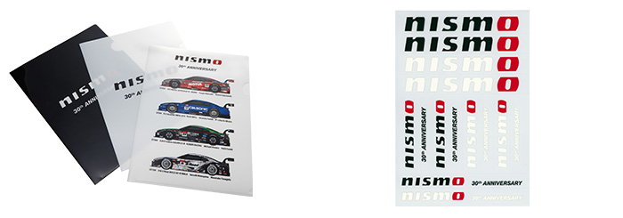 NISMO 30th Anniversary S-GT クリアファイルセット/NISMO 30th Anniversary ステッカーセット