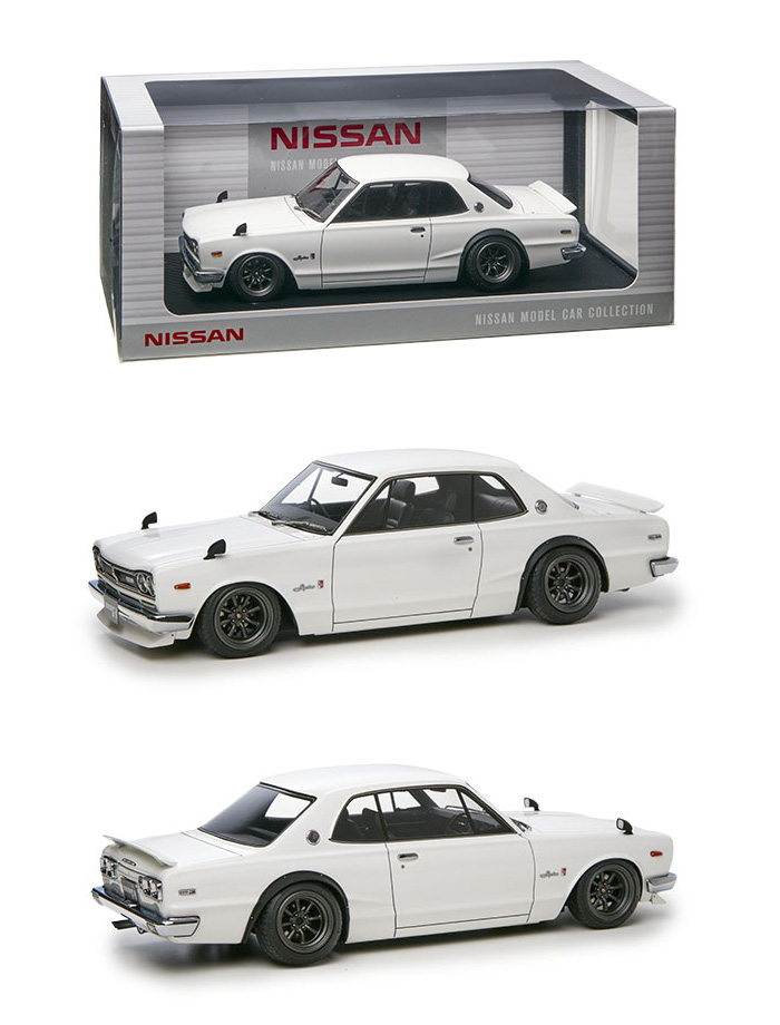 京商 1/18 日産 スカイライン 2000 GT-R KPGC10 RSワタナベホイール 