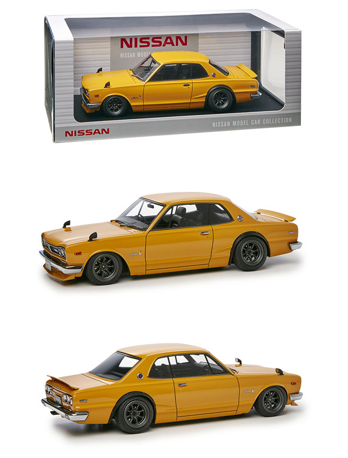 限定品限定希少品1/18 Nissan Skyline 2000 GT-R (KPGC110) Silver With Engine 新品未開封 ケンメリ ハコスカ 旧車 hpi・racing