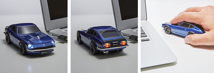 NISSAN FAIRLADY 240Z ワイヤレスマウス ブルー