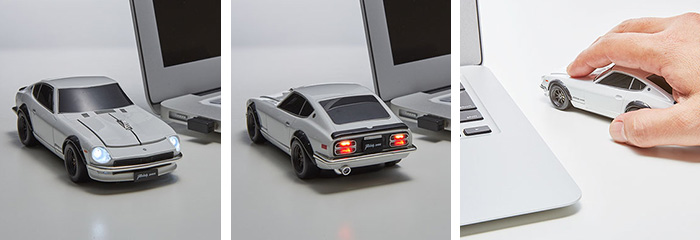 NISSAN FAIRLADY 240Z ワイヤレスマウス ホワイト