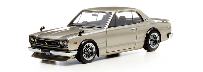 Nissan Skyline 2000 GT-R (KPGC10） Silver
