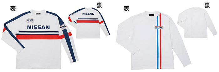 NISSANワークススーツデザイン ロングTシャツ 80’s / NISSANワークススーツデザイン ロングTシャツ 70’s