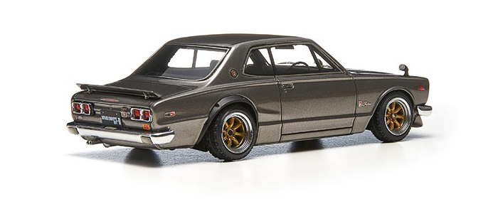 Ebbro 1/43 Nissan Skyline Gt-R Kpgc110 1973 Silver Oldies