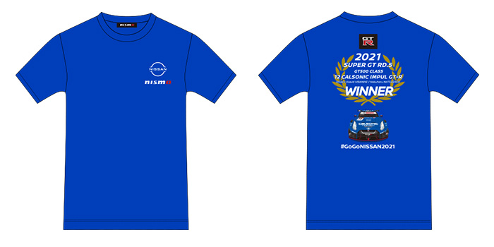 優勝記念Tシャツ (2021 Rd.5 SUGO GT500 #12 WINNER)