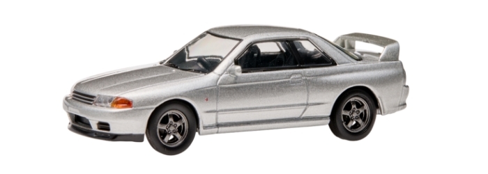 SKYLINE GT-R (BNR32) スパークシルバー 1/64