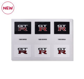 HERITAGE GT-R 歴代ロゴステッカー