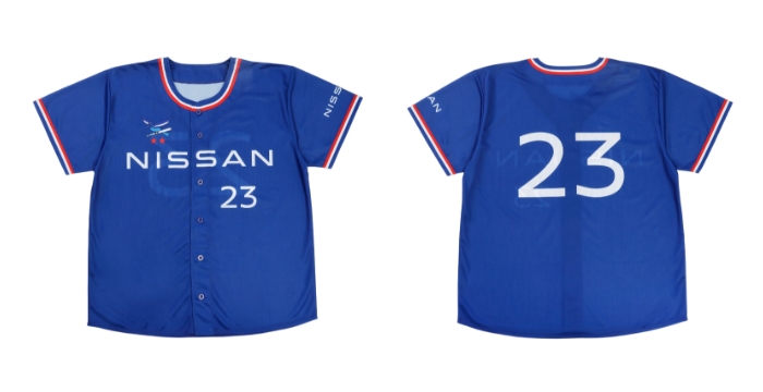 日産野球部レプリカユニフォーム ブルー