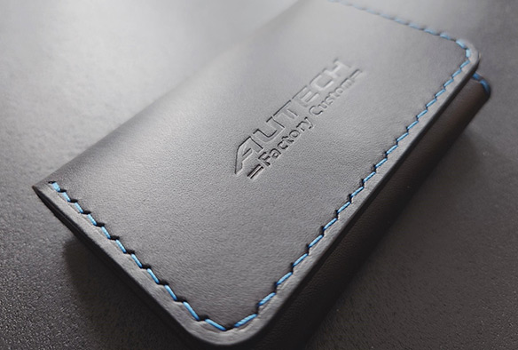 ブラック レザー カードケース FORZA STYLE掲載のカードケース イタリアンレザー ブラック