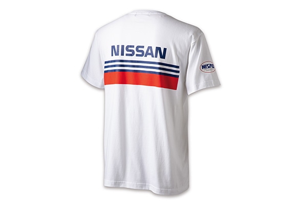 エレクトリックコテージのトリコロールTシャツ 日産オンラインショップ：NISMO HERITAGE Tシャツ トリコロール