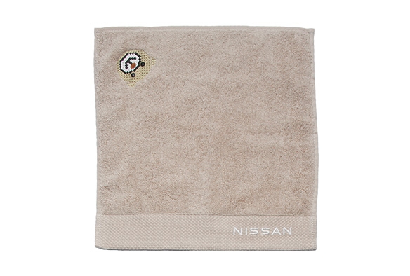 日産オンラインショップ：NISSAN ハンドタオル サンドベージュ