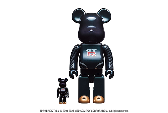 日産　BE@RBRICK NISSAN GT-R 100% & 400% 日産オンラインショップ：NISSAN GT-R BE@RBRICK 100%&400%