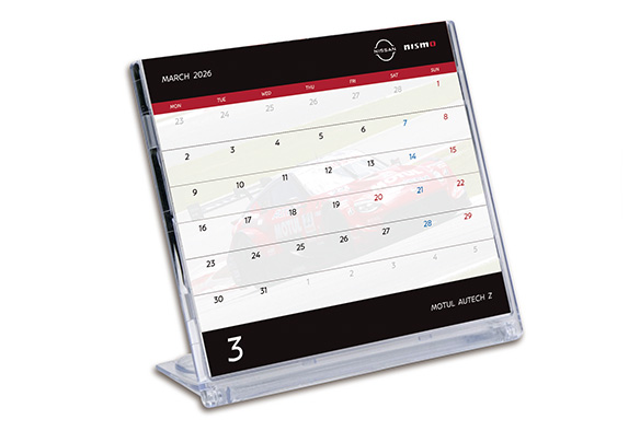 日産オンラインショップ：2026 NISMOカレンダー(卓上)