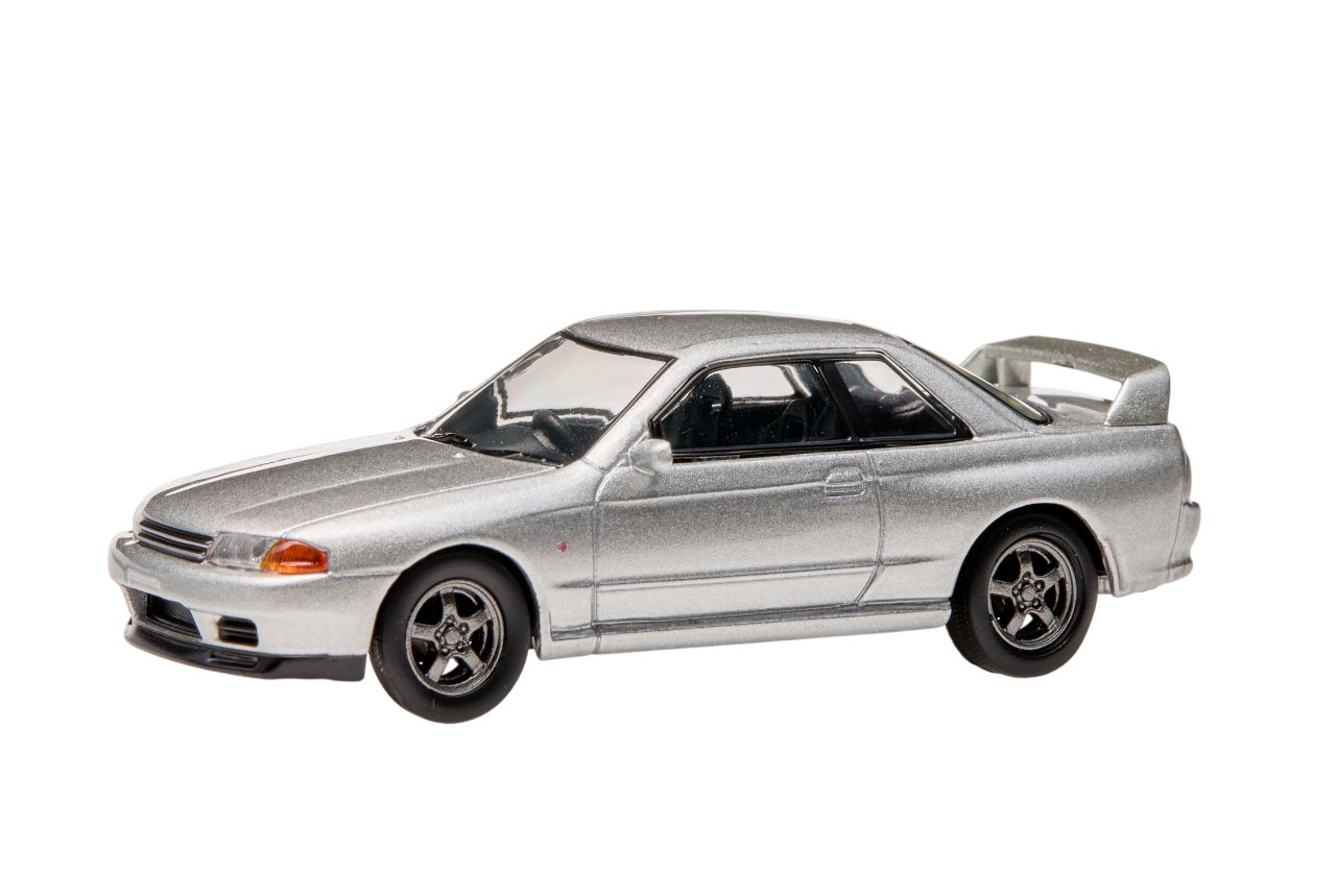 Zonzo studio 技研所 1/64 日産 GT-R R32 シルバー 日産オンラインショップ：SKYLINE GT-R (BNR32)スパークシルバー 1/64