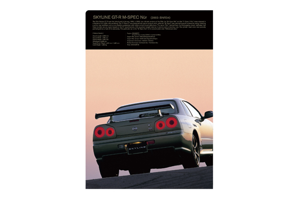 専用 KWSK様 sELECTIONs GT-R（BNR34） 2台セット 日産オンラインショップ：クリアファイル SKYLINE GT-R(BNR34)2枚セット