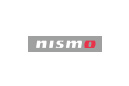 NISMO ロゴステッカーホワイト抜き文字Sサイズ